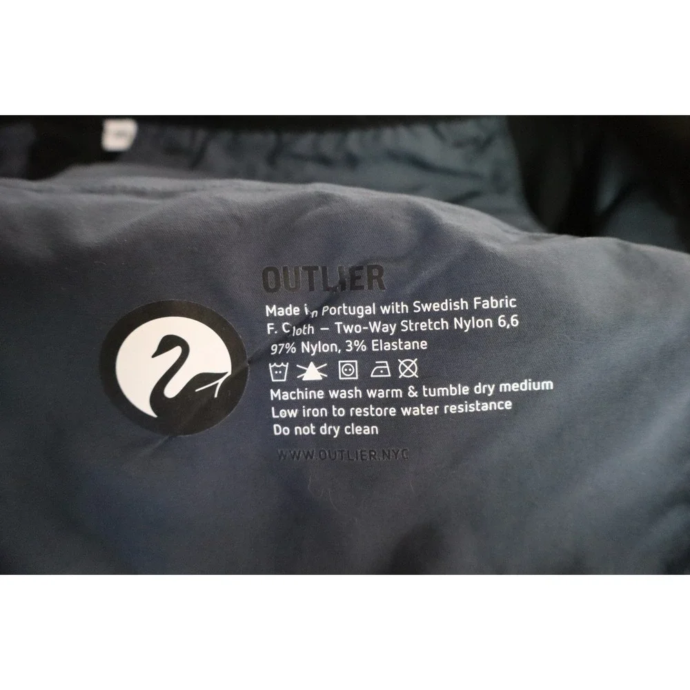 Mens Outlier NYC Pants  Size 30 x 34 F. Cloth Two Way Stretch Black
